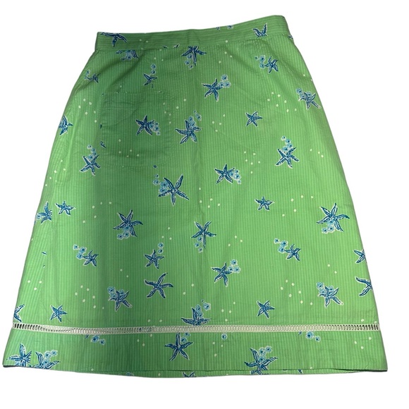 Lilly Pulitzer White Label Starlight Starfish Design
Scalloped Hem Skirt size 2 - Picture 6 of 11